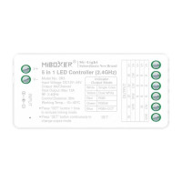 5 in 1 LED Controller (SR5) 2.4GHz ΓΙΑ ΤΑΙΝΙΑ RGB LED DC:24V -288W 12A