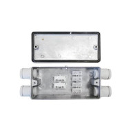 ΑΚΡΟΚΙΒΩΤΙΟ ΙΣΤΟΥ ΤΑΜΠΑΚΙΕΡΑΣ ΓΚΟΦΡΕ - ALUMINIUM 2x10A - IP54
