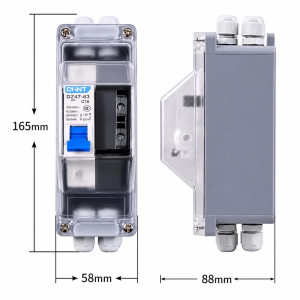 ΑΚΡΟΚΙΒΩΤΙΟ ΙΣΤΟΥ ECO PLASTIC 1x10A 2in-2out IP65
