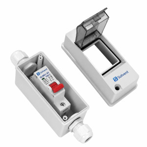 ΑΚΡΟΚΙΒΩΤΙΟ ΙΣΤΟΥ ECO PLASTIC 1x10A 1in-1out IP65