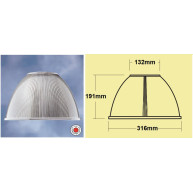 ANTAΛΛΑΚΤΙΚΟ ΚΑΠΕΛΟ MEGA AFRODITE - 316mm S300 Φ300 PMMA PRISMATIC