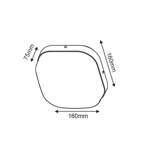 ΑΠΛΙΚΑ ΕΠΙΤΟΙΧΗ POLO LED 10W - IP54