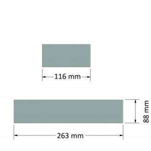 ΑΠΛΙΚΑ EΠITOIXΗ ΑΛΟΥΜΙΝΙΟΥ LINUX LED 2x2W - 3000K - IP65