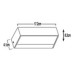 ΑΠΛΙΚΑ LED PLASTIC SEASIDE RECTA 9W - WHITE