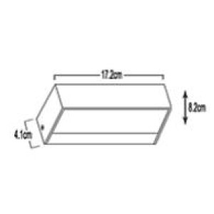 ΑΠΛΙΚΑ LED PLASTIC SEASIDE RECTA 9W - GRAFITE