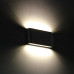 ΑΠΛΙΚΑ LED ΕΠΙΤΟΙΧΗ SOFT BIG LED UP DOWN 2x5.5W - GREY