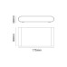 ΑΠΛΙΚΑ LED ΕΠΙΤΟΙΧΗ SOFT BIG LED UP DOWN 2x5.5W - GREY