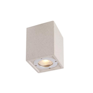 ΑΠΛΙΚΑ ΟΡΟΦΗΣ SQUARE CEMENT CEILING - GU10 - WHITE