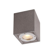 ΑΠΛΙΚΑ ΟΡΟΦΗΣ SQUARE CEMENT CEILING - GU10 - ΜΑΥΡΟ