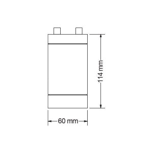 ΑΠΛΙΚΑ ΟΡΟΦΗΣ ΟΡΕΙΧΑΛΚΙΝΗ TUBO 50W - GU10 - IP65