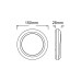 ΑΠΛΙΚΑ ΤΟΙΧΟΥ LED PLASTIC FIT-1 3W - OXYDE