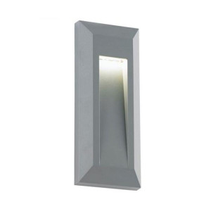 ΑΠΛΙΚΑ ΤΟΙΧΟΥ LED PLASTIC FIT-7 1W - GREY