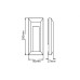 ΑΠΛΙΚΑ ΤΟΙΧΟΥ LED PLASTIC FIT-7 1W - GREY