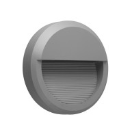 ΑΠΛΙΚΑ ΤΟΙΧΟΥ LED PLASTIC FIT-8 8W - GREY