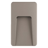 ΑΠΛΙΚΑ ΤΟΙΧΟΥ LED PLASTIC FIT-12 3W - GREY
