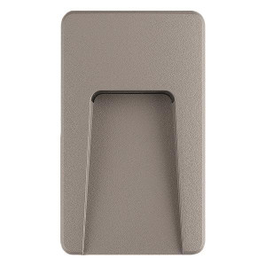 ΑΠΛΙΚΑ ΤΟΙΧΟΥ LED PLASTIC FIT-12 3W - GREY