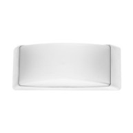 ΑΠΛΙΚΑ ΤΟΙΧΟΥ PLASTIC SEASIDE 1 - MAX40W - E27 - WHITE