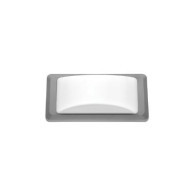 ΑΠΛΙΚΑ ΤΟΙΧΟΥ PLASTIC SEASIDE 3 - 2x7W - 2xG9 - GREY