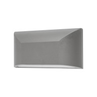ΑΠΛΙΚΑ ΤΟΙΧΟΥ LED PLASTIC WASHER 6W - ΓΚΡΙ