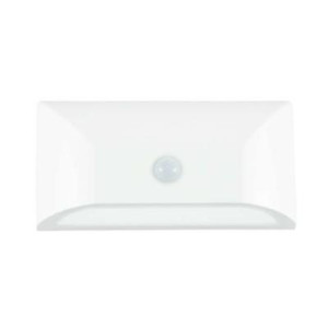 ΑΠΛΙΚΑ ΤΟΙΧΟΥ LED PLASTIC WASHER 6W - ΛΕΥΚΟ - SENSOR