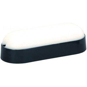 ΑΠΛΙΚΑ ΤΟΙΧΟΥ LED PLASTIC BRAND BIG 14W - 3000K - ΜΑΥΡΟ