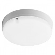 ΑΠΛΙΚΑ ΤΟΙΧΟΥ LED PLASTIC ROUND 16W - 4000K - ΛΕΥΚΟ - SENSOR
