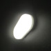 ΑΠΛΙΚΑ ΤΟΙΧΟΥ ΧΕΛΩΝΑ OVAL LED DOMO 12W - 6000K - WHITE