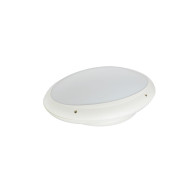 ΑΠΛΙΚΑ ΤΟΙΧΟΥ ΧΕΛΩΝΑ PLASTIC OVAL - E27 - WHITE - IP65