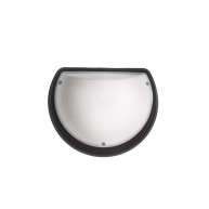 ΑΠΛΙΚΑ ΤΟΙΧΟΥ ΧΕΛΩΝΑ PLASTIC HALFMOON - E27 - BLACK