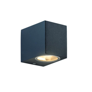 ΑΠΛΙΚΑ ΤΟΙΧΟΥ PLASTIC CUBIC DOWN GU10 LED 3W - GRAFITE