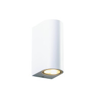 ΑΠΛΙΚΑ ΤΟΙΧΟΥ PLASTIC RONDE UP - DOWN GU10 LED 2x3W - WHITE