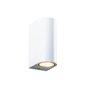 ΑΠΛΙΚΑ ΤΟΙΧΟΥ PLASTIC RONDE UP - DOWN GU10 LED 2x3W - WHITE