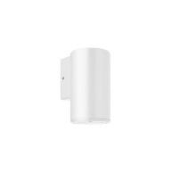 ΑΠΛΙΚΑ ΤΟΙΧΟΥ PLASTIC ROUND SMALL DOWN GU10 LED 7W - WHITE