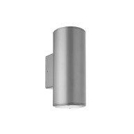 ΑΠΛΙΚΑ ΤΟΙΧΟΥ PLASTIC ROUND SMALL UP - DOWN GU10 LED 2x7W - GREY