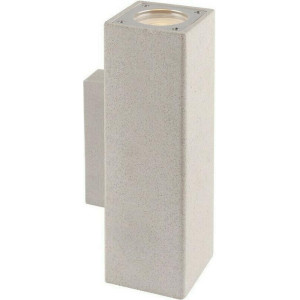 ΑΠΛΙΚΑ ΤΟΙΧΟΥ SQUARE B CEMENT UP - DOWN - GU10 - ΛΕΥΚΟ