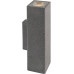 ΑΠΛΙΚΑ ΤΟΙΧΟΥ SQUARE B CEMENT UP - DOWN - GU10 - ΜΑΥΡΟ
