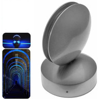ΑΠΛΙΚΑ ΤΟΙΧΟΥ WINDOW 5° LED 8W - BLUE - SILVER