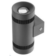 ΑΠΛΙΚΑ ΤΟΙΧΟΥ TUB UPDOWN LED 10W - GREY