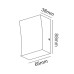 ΑΠΛΙΚΑ ΤΟΙΧΟΥ FRAME LED DOWN 3W - IP54