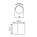 ΑΠΛΙΚΑ ΤΟΙΧΟΥ RONDE LED DOWN 4W - WHITE