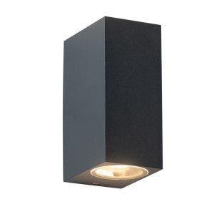 ΑΠΛΙΚΑ ΤΟΙΧΟΥ RECTA LED UP DOWN 2x4W - GREY
