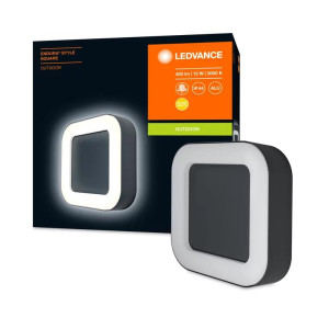 ΑΠΛΙΚΑ TOIXOY ENDURA STYLE SQUARE LED 13W - GREY