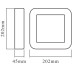 ΑΠΛΙΚΑ TOIXOY ENDURA STYLE SQUARE LED 13W - WHITE