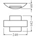ΑΠΛΙΚΑ TOIXOY ENDURA STYLE SHIELD SQUARE LED 11W - GREY
