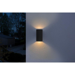 ΑΠΛΙΚΑ TOIXOY FACADE UPDOWN LED 12W - GREY
