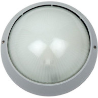 ΑΠΛΙΚΑ ΤΟΙΧΟΥ - ΠΛΑΦΟΝΙΕΡΑ ΟΡΟΦΗΣ IRIS Φ260 - Ε27 - ΓΚΡΙ - IP44