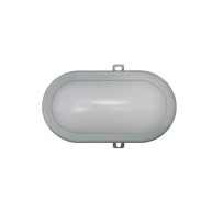 ΑΠΛΙΚΑ ΤΟΙΧΟΥ ΧΕΛΩΝΑ PLASTIC LED 6W - GREY - IP44