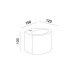 ΑΠΛΙΚΑ ΤΟΙΧΟΥ ΓΥΨΙΝΗ GYPSUM ROUND-1 40W - G9 - IP20