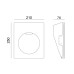 ΑΠΛΙΚΑ ΤΟΙΧΟΥ & ΔΙΑΔΡΟΜΟΥ ΓΥΨΙΝΗ GYPSUM WALL-7 20W - GU10 - MR11 - IP20