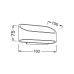 ΑΠΛΙΚΑ ΤΟΙΧΟΥ INDIRECT 2 COPPER LED 3W - 3000K - IP20